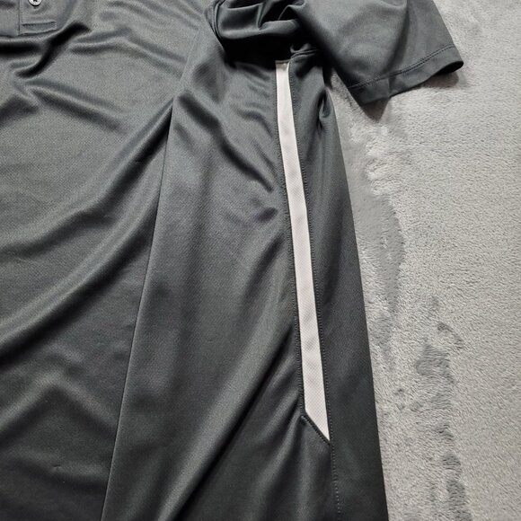 Nike Dri-Fit Performance Polo Marshall Softball Logo Gray Shirt Men Sz XL - Picture 7 of 12
